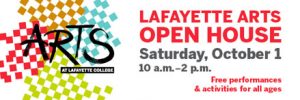 Lafayette Arts Open House graphic